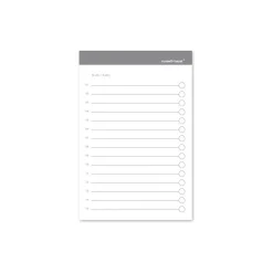 Russell+Hazel To-Do Sticky Notes, 4" x 6", White/Charcoal, 50 Sheets/Pad, 3 Pads/Pack (18909) Discount