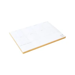 Russell+Hazel Weekly Planner Notepad, 10" x 7", Gold/White, 80 Sheets/Pad, 1 Pad/Pack (27616) Hot