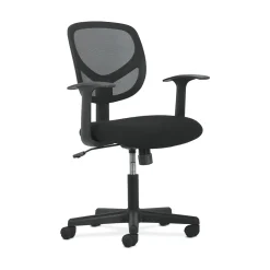 New Mid-Back Task Chair, Fixed Arms (BSXVST102) Office Chairs