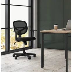 New Mid-Back Task Chair, Fixed Arms (BSXVST102) Office Chairs