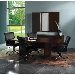 Outlet Aberdeen 72"W Boat-Shaped Table, Mocha (ACTB6LDC) Conference Room Tables