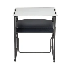 New AlphaBetter 26" - 42" Plastic/Steel Adjustable Desk, White/Black (1203DE) Standing Desks