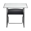 Outlet AlphaBetter 26" - 42" Plastic/Steel Adjustable Desk, White/Black (1208DE) Standing Desks