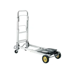 Hand Trucks & Dollies<Safco Hide-Away Convertible Truck, 400 lbs., Aluminum/Black (4050)