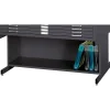 Sale High Base Flat File Cabinet, Black (4977BL) File Cabinets