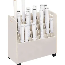 New ® Mobile Files, for Large Roll, Tube Size: 2-3/4x2-3/4", 50 Tubes/file File Cabinets