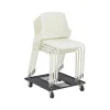 Outlet Next High-Impact Polypropylene Office Chair, White, 4/Carton (4287WH) Folding & Stacking