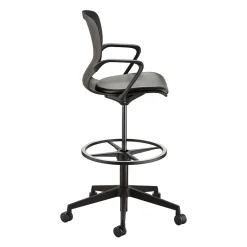Sale ® Shell™ Vinyl Upholstered Extended-Height Chair, Black (7014BL) Office Chairs