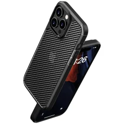 Cell Phone Cases<SaharaCase Anti-Slip MagSafe Phone Case for iPhone 15 Pro Max, Shock Absorbing, Black (CP00470)