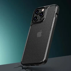 Cell Phone Cases<SaharaCase Anti-Slip MagSafe Phone Case for iPhone 15 Pro Max, Shock Absorbing, Black (CP00470)