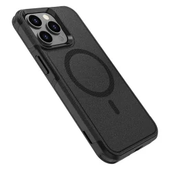 Cell Phone Cases<SaharaCase Armor Series Hard Shell Case, Tempered Glass Screen, Camera Protector for iPhone 15 Pro Max, Black (CP482ZD128ZD131)