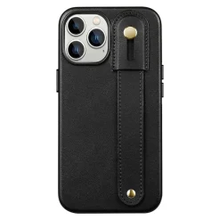 Cell Phone Cases<SaharaCase FingerGrip MagSafe Phone Case for iPhone 15 Pro, Shock Absorbing, Black (CP00465)
