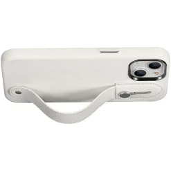 Cell Phone Cases<SaharaCase FingerGrip MagSafe Phone Case for iPhone 15, Shock Absorbing, White (CP00444)