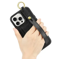 Cell Phone Cases<SaharaCase FingerGrip MagSafe Phone Case for iPhone 15 Pro Max, Shock Absorbing, Black (CP00484)