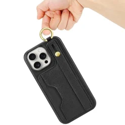 Cell Phone Cases<SaharaCase FingerGrip MagSafe Phone Case for iPhone 15 Pro Max, Shock Absorbing, Black (CP00484)