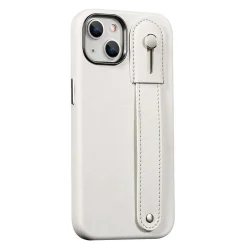 Cell Phone Cases<SaharaCase FingerGrip MagSafe Phone Case for iPhone 15 Plus, Shock Absorbing, White (CP00453)