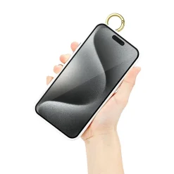 Cell Phone Cases<SaharaCase FingerGrip Phone Case for iPhone 15 Pro Max, Shock Absorbing, White (CP00485)