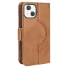 Cell Phone Cases<SaharaCase Folio Wallet MagSafe Phone Case for iPhone 15 Plus, Shock Absorbing, Brown (CP00455)