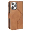 Cell Phone Cases<SaharaCase Folio Wallet MagSafe Phone Case for iPhone 15 Pro, Shock Absorbing, Brown (CP00468)