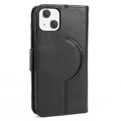 Cell Phone Cases<SaharaCase Folio Wallet MagSafe Phone Case for iPhone 15 Plus, Shock Absorbing, Black (CP00454)