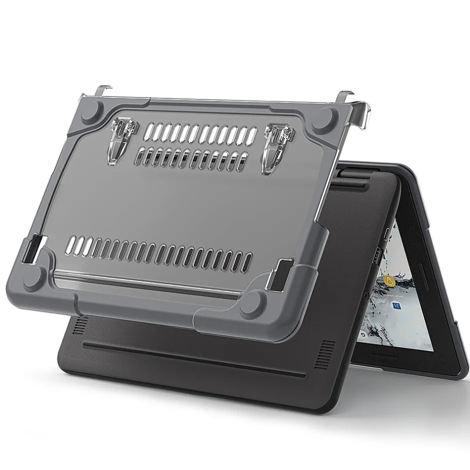 SaharaCase Hard Shell Laptop Case for Dell Chromebook, Gray/Clear (LT00054)