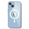 Cell Phone Cases<SaharaCase Hybrid-Flex Hard Shell MagSafe Phone Case for iPhone 15, Shock Absorbing, Clear (CP00441)