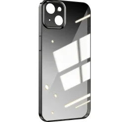 Cell Phone Cases<SaharaCase Hybrid-Flex Ultra Thin MagSafe Phone Case for iPhone 15, Shock Absorbing, Black (CP00440)