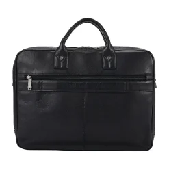 Samsonite Classic Leather Top Loading Briefcase, Black (126039-1041)
