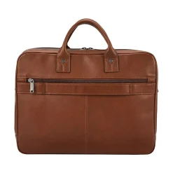 Samsonite Classic Leather Top Loading Briefcase, Cognac (126039-1221)
