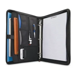 Samsonite Fabric Padfolio with Zipper Closure, Steel Gray (116466-1829)