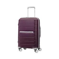 Samsonite Freeform 21.25" Hardside Carry-On Suitcase, 4-Wheeled Spinner, TSA Checkpoint Friendly, Amethyst Purple (78255-B170)