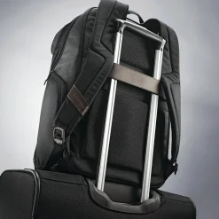 Samsonite Kombi Backpack, Solid, Black/Brown (92310-1051)