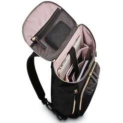 Backpacks<Samsonite Laptop Backpack, Solid, Black (128172-1041)