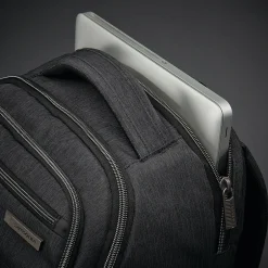 Samsonite Modern Utility Double Shot Backpack, Solid, Charcoal Heather (89574-5794)