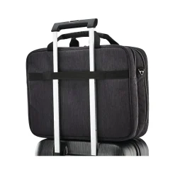 Samsonite Modern Utility Polyester Laptop Briefcase, Charcoal (126442-5794)