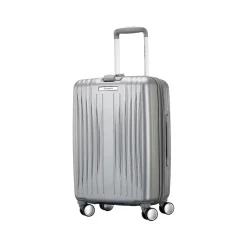Samsonite Opto 3 19.29" Hardside Carry-On Suitcase, 4-Wheeled Spinner, TSA Checkpoint Friendly, Silver (147074-7722)