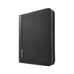 Samsonite Xenon Business Polyester Padfolio with Zipper Closure, Steel Gray (116466-1829)