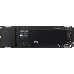 Samsung 990 EVO 2TB M.2 PCIe 5.0 NVMe Internal Solid-State Drive, V-NAND TLC (MZ-V9E2T0B/AM)* Solid State Drives