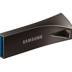Samsung BAR Plus 128GB USB 3.1 Type A Flash Drive, Titan Gray (MUF-128BE4/AM)* Usb Flash Drives