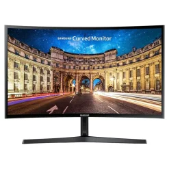 Samsung CF396 Series 24" Curved LED Monitor, High Glossy Black (LC24F396FHNXZA)* Curved Monitors
