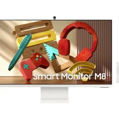 Samsung M80B 32" 4K Ultra HD 60 Hz LCD Monitor, Warm White (LS32BM801UNXGO)* Flat Monitors