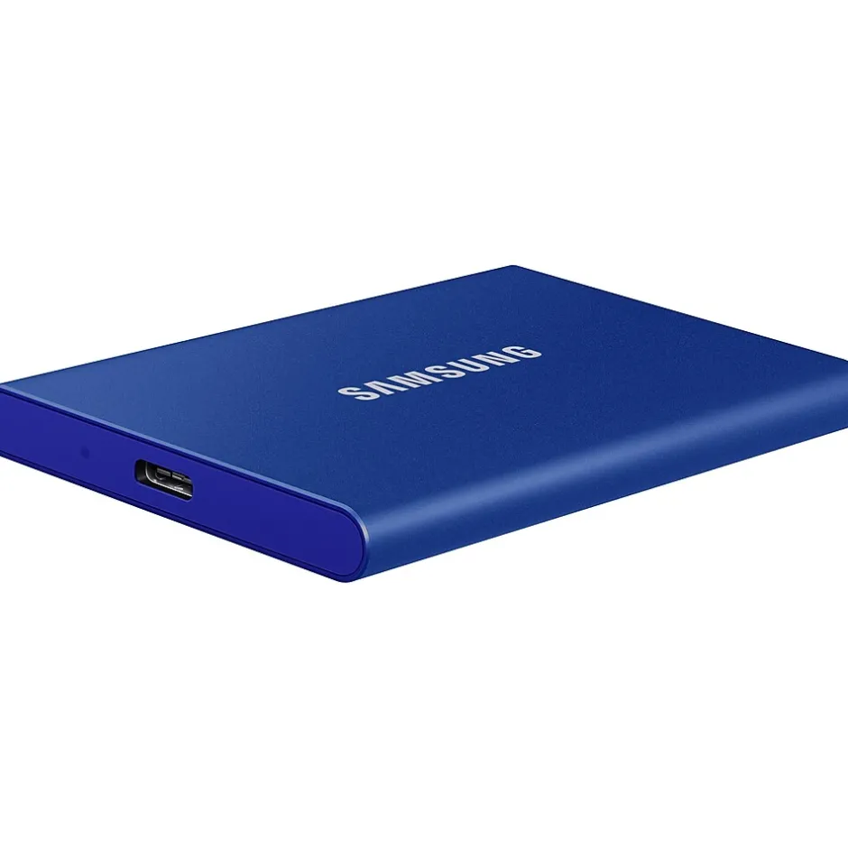 Samsung T7 2TB USB 3.2 Portable Solid State Drive, Blue (MU-PC2T0H/AM)* Solid State Drives