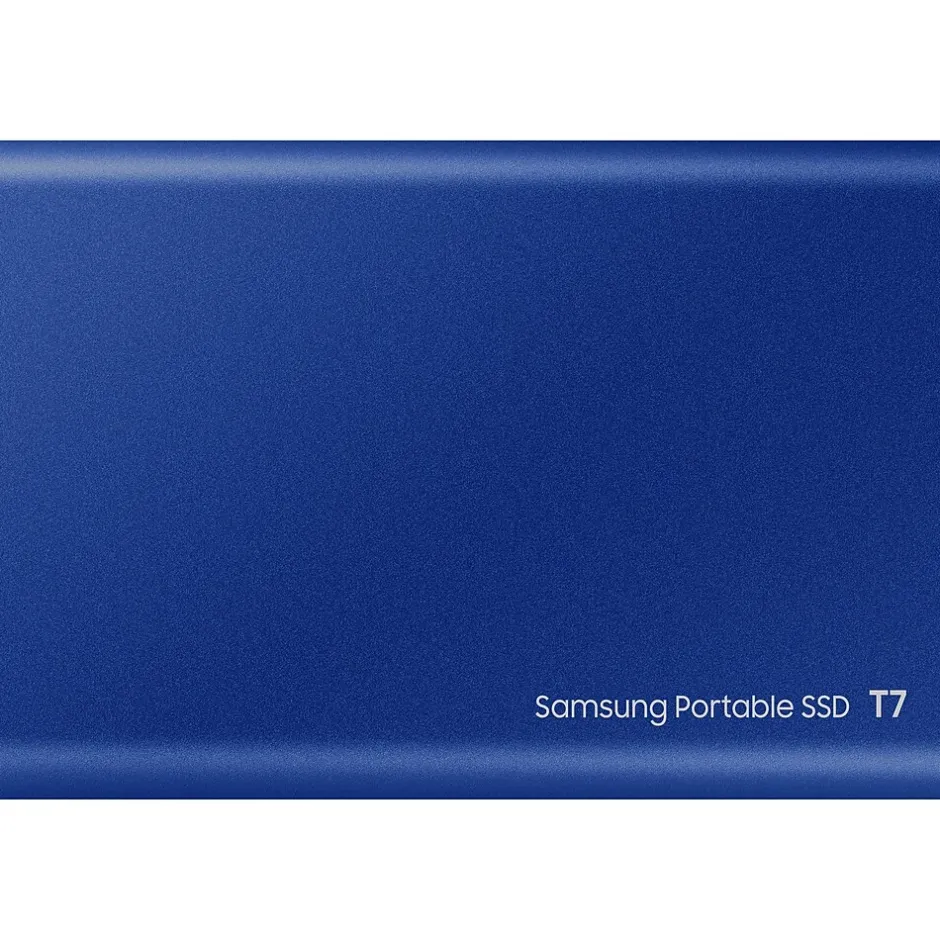 Samsung T7 2TB USB 3.2 Portable Solid State Drive, Blue (MU-PC2T0H/AM)* Solid State Drives