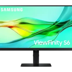 Samsung ViewFinity S6 24" 100Hz IPS Monitor, Black (S24D606UAN)* Flat Monitors