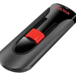 SanDisk Cruzer Glide 32GB USB 2.0 Type A Flash Drive, Black/Red (SDCZ60-032G-A46)* Usb Flash Drives
