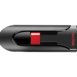 SanDisk Cruzer Glide 64GB USB 2.0 Type A Flash Drive, Black/Red (SDCZ60-064G-A46)* Usb Flash Drives