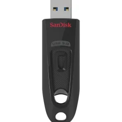 SanDisk Ultra 64GB USB 3.0 Type A Flash Drive, Black (SDCZ48-064G-AW46)* Usb Flash Drives