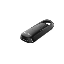 SanDisk Ultra Slider 128GB USB 3.2 Type-C Flash Drive, Black (SDCZ480-128G-A46)* Usb Flash Drives