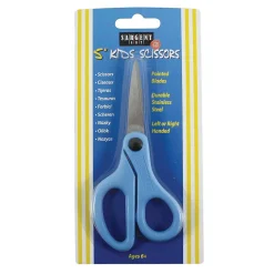 Sargent Art 5" Student Stainless Steel Scissors, Pointed Tip, Blue, 12/Pack (SAR220905-12) Online