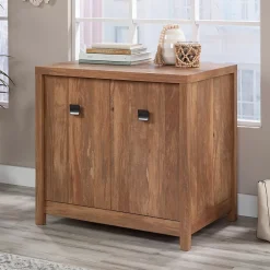 Outlet Cannery Bridge 30" Storage Cabinet with 2 Shelves, Sindoori Mango (429515) Storage Cabinets